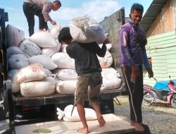 Bhabinkamtibmas Polsek Singingi Hilir Kawal Distribusi Panen Jagung Pipil ke Bulog Pekanbaru