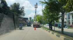 Dishub Kuansing Lakukan Perawatan LPJU di Jalur Dua Teluk Kuantan