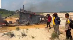 Call Center 110, Polsek Singingi Hilir Respon Langsung Laporan Masyarakat Terkait PETI di Pulau Pramuka