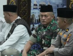 Polres Kuansing Amankan Kepulangan Jamaah Haji Kabupaten Kuansing Tahun 2026 di Masjid Agung Ar-Raudhah