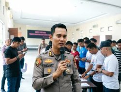 Peserta Bhayangkara Run Polres Kuansing Membludak, Diperkirakan Capai Ribuan Orang