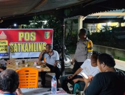 Polsek Jajaran Polres Kuansing Gencarkan Pengecekan Pos Kamling, Kapolres Ajak Warga Aktif Jaga Keamanan Lingkungan