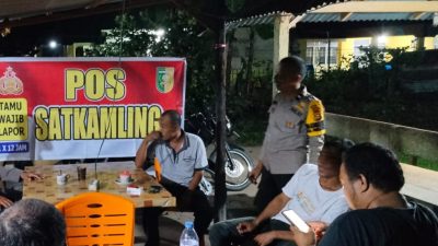 Polsek Jajaran Polres Kuansing Gencarkan Pengecekan Pos Kamling, Kapolres Ajak Warga Aktif Jaga Keamanan Lingkungan
